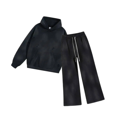 Black Hoodie + Sweats Bundle